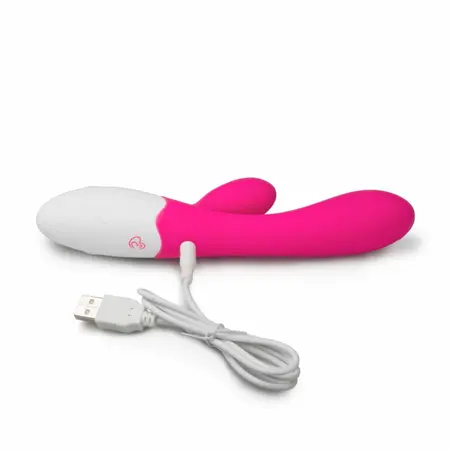 Aurora Vibe Dual Motor Silicone Intimate Machine Pink USB Rechargeable