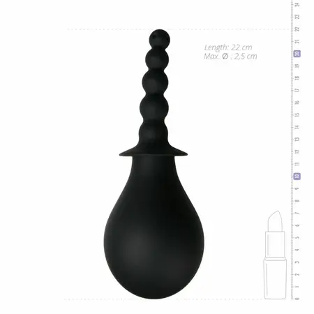 Steamy Intimate Hygiene System Silicone Cleaning Device Black 225ml