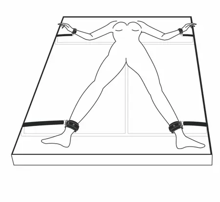 EasyToys Adjustable Under Mattress Bed Restraint System - Universal Size