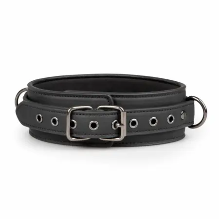 EasyToys Bondage Set - Adjustable Faux Leather Collar & Cuffs Kit