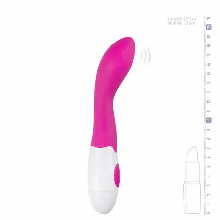 EasyToys Yasmin Rechargeable Vibrating Massager Pink 10 Modes Ergonomic
