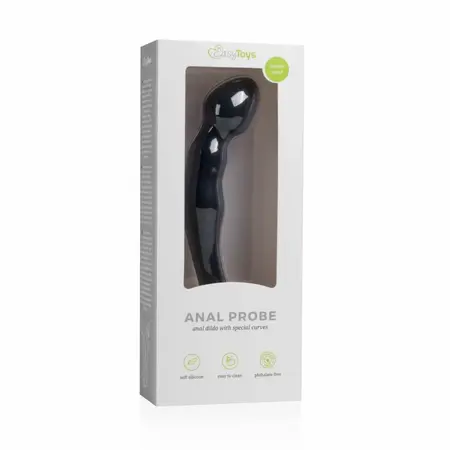 EasyToys Anal Explorer Silicone Black Flexible Probe 16 cm