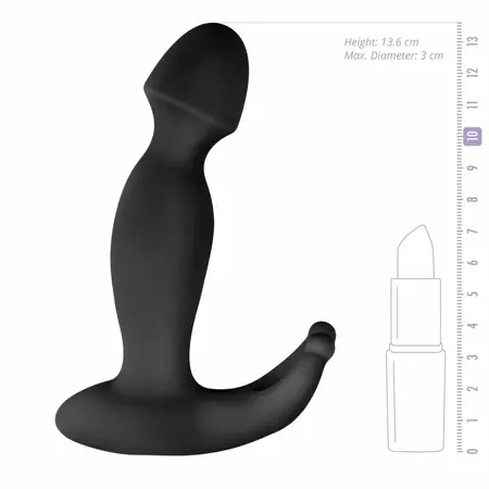 Satisfyer Pounding Pete Intimate Silicone Vibrating System Black