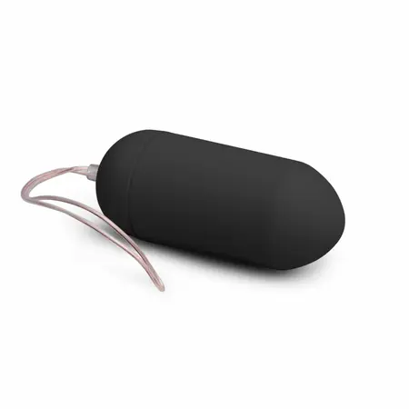 Easytoys Vibration Egg Black - Wireless Remote, 10 Modes, 20m Range