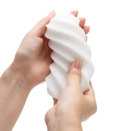 Tenga 3Dx SPIRAL Intimate Device - Spiral Texture, Reusable, 14.5 cm
