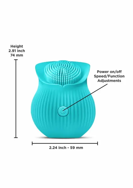 INYA The Bloom Rechargeable Floral Silicone Intimate Device Pink