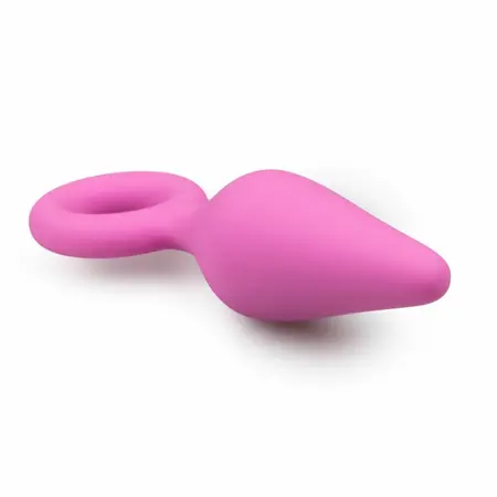 EasyToys Pointy Plug Silicone Tapered Model, Black, Size S