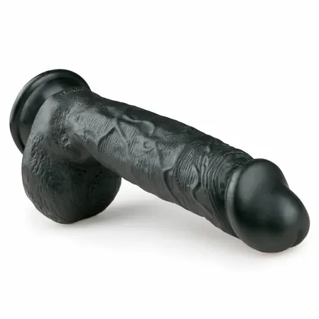 TOYJOY Realistic Model Black 22.5 cm - Anatomical Silicone Device