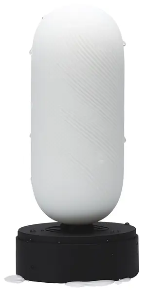 Tenga 3Dx Zen Intimate Machine with 3D Wave Texture, Reusable, 14.5 cm