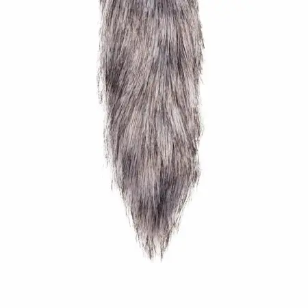 Pipedream Fox Tail Aluminum Model - Intimate Stainless Attachment, Silver/Gray