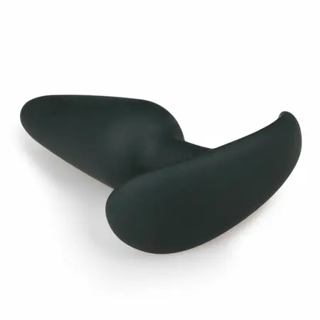 EasyToys Silicone Plug M - Flexible Anatomical Intimate Accessory, Black