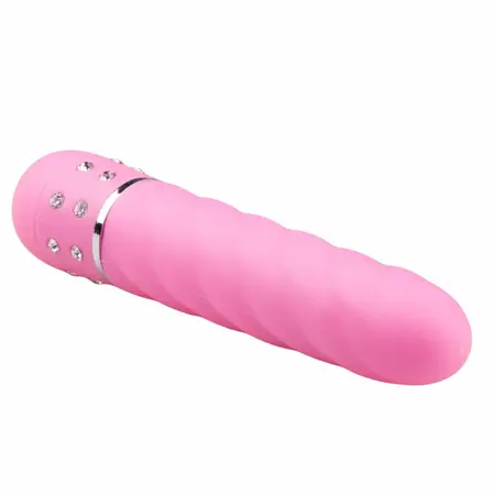 Love Diamond Pink Multi-Texture Intimate Device - Compact Size