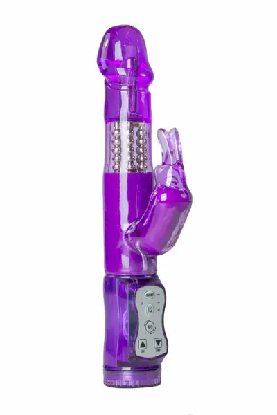 Easytoys Rabbit Vibrator Purple - 12 Modes, Waterproof Silicone Design
