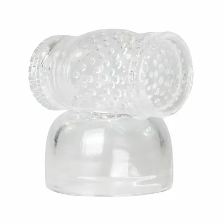 EasyToys Transparent Attachment for Wand Massagers - Flexible Sleeve Accessory