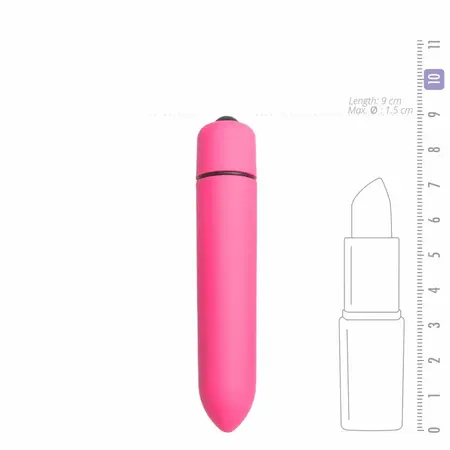 EasyToys Bullet Vibrating Device 10-Speed Compact Pink