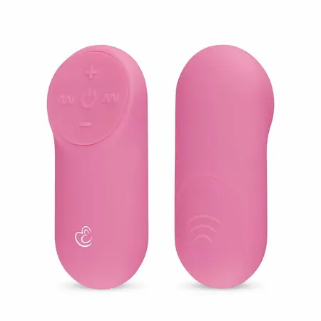 EasyToys Vibrating Egg Pink Remote Control 10-Mode Waterproof 8718627521946