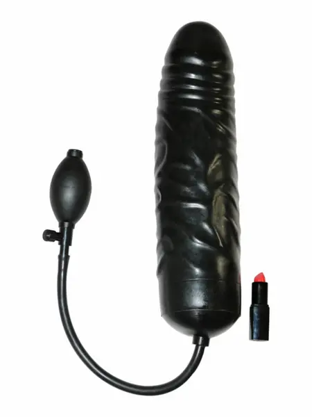 Master Series XXL надуваем анален разширител, черен, 32 см