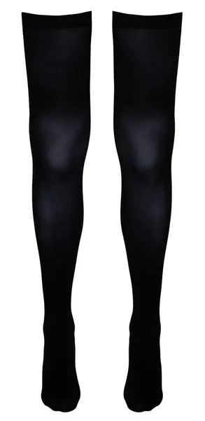 Cottelli LEGWARE Thigh-High Stockings S/M Black Opaque Net Back Seam