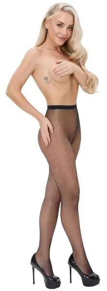 Cottelli LEGWARE Net Tights S-L Black Soft Mesh Design