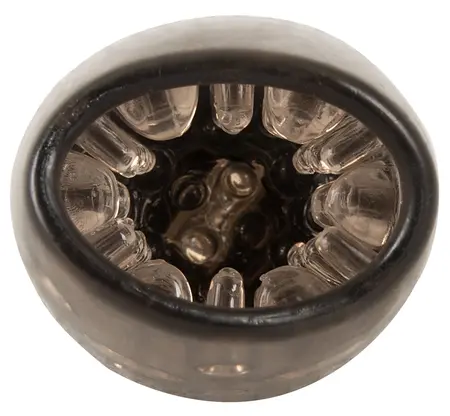 STROKER Rotating Intimate Device with Vibration & Thrust, Transparent, 25.2 cm