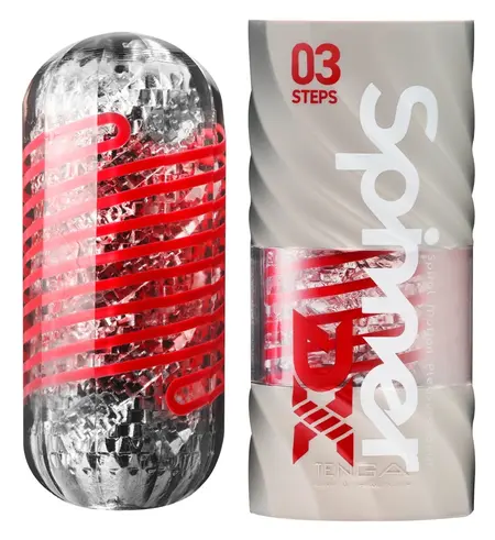 Tenga Spinner Deluxe 03 Steps - Rotating Intimate Device, 14 cm
