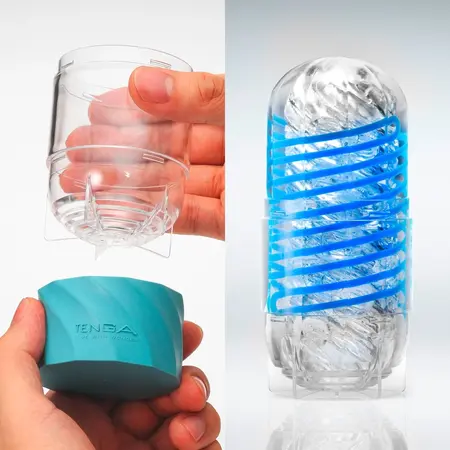 Tenga Spinner Deluxe 01 Drops - Rotating Stimulation System, 14 cm