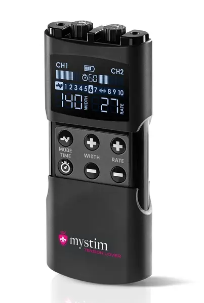 Mystim Tension Lover 2 Advanced E-Stim Control Unit, 2 Channels, USB-C