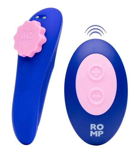 ROMP Party Wireless Silicone Panty Vibrator with Remote, Waterproof, 8.7 cm