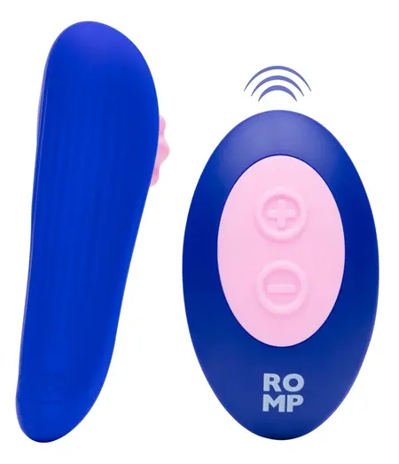ROMP Party Wireless Silicone Panty Vibrator with Remote, Waterproof, 8.7 cm