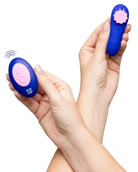 ROMP Party Wireless Silicone Panty Vibrator with Remote, Waterproof, 8.7 cm