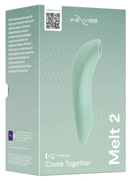 We-Vibe Melt 2 Sage Intimate Air Pulse Device 12 Intensities Waterproof