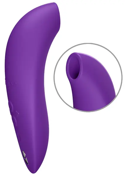 We-Vibe Melt 2 Purple - Compact Air Pulse Intimate Device, 13.8 cm