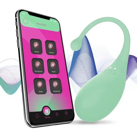 Adrien Lastic Palpitation Mint App-Controlled Intimate Bullet 18cm