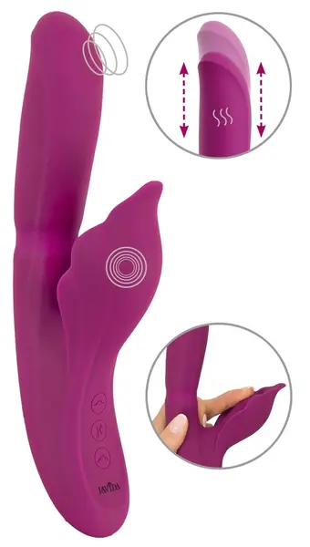 Javida 4F Vibe Heating System - Multispeed Silicone Intimate Device 24cm