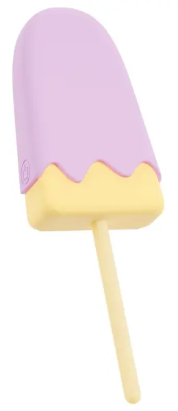 You2Toys Vibrating Popsicle Silicone Lay-On Device, 10 Modes, USB, Pink