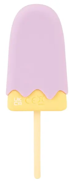 You2Toys Vibrating Popsicle Silicone Lay-On Device, 10 Modes, USB, Pink