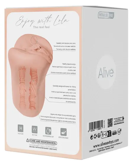 Alive Lola Intimate Training Device TPE Dual Entry 14.9 cm