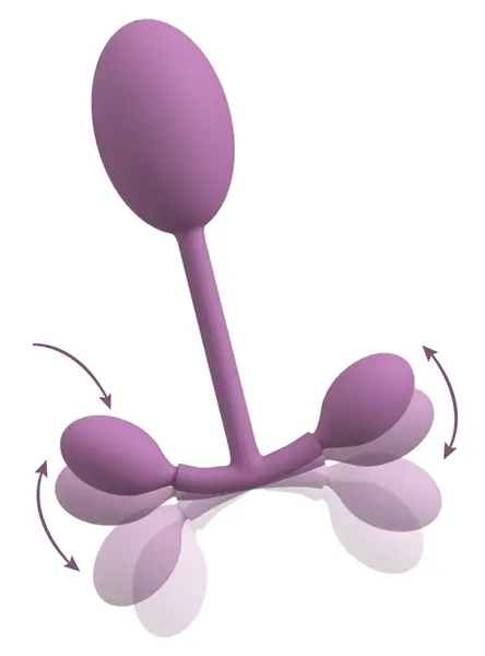 You2Toys Pelvic Fitness Trainer with Dynamic Ball System, 78g, Silicone