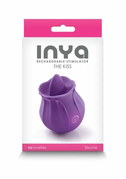 INYA The Kiss Rosebud Design Rechargeable Silicone Intimate Device