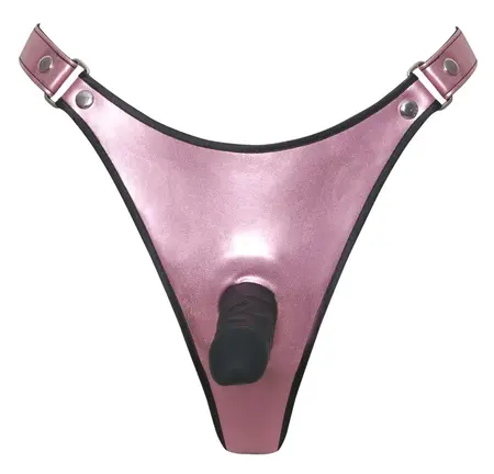 Bad Kitty L/XL Intimate Harness with Black Silicone Attachment