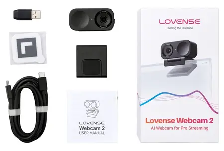 Lovense Webcam 2 4K Ultra HD Streaming Camera Wide-Angle HDR