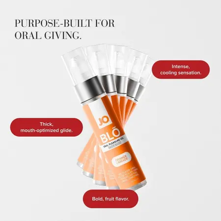 JO BLŌ Oral Pleasure Gel Orange Limeade 30ml - Citrus Cooling Formula