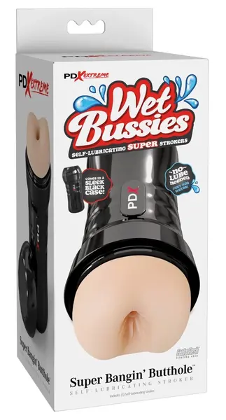 PDX Extreme Wet Bussies Model Intimate System, 20.8 cm, Black