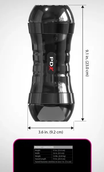 PDX Extreme Super Flip-A-Pussy Dual-Ended Intimate Machine 26 cm TPR