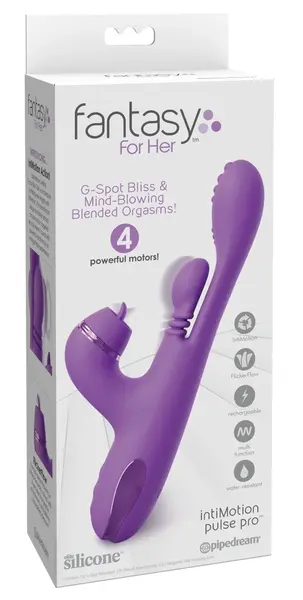 Fantasy For Her IntiMotion Pulse Pro Multi-Function Device Purple 24cm
