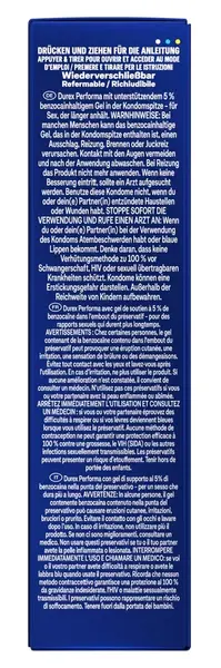 Performa презервативи за по-дълъг секс, анатомични, 10 бр.