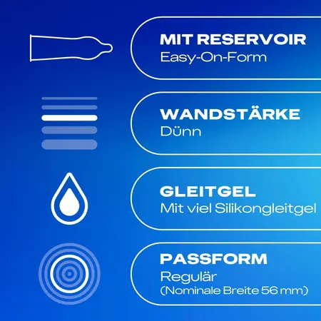 Durex Gefuhlsecht XtraFeucht 10pcs Anatomical Extra Lubricated Condoms