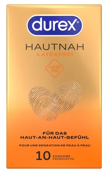Hautnah презервативи от полиизопрен без латекс, анатомични, 10 бр.