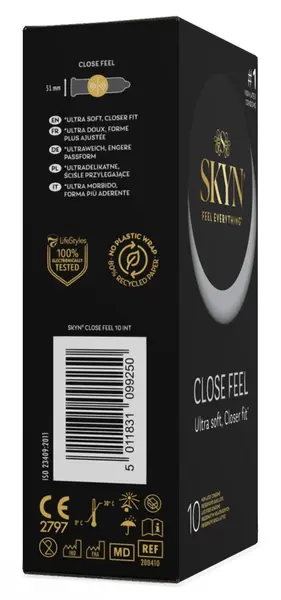 SKYN Close Feel 10 pcs - Ultra-Thin Latex-Free Intimate Protection