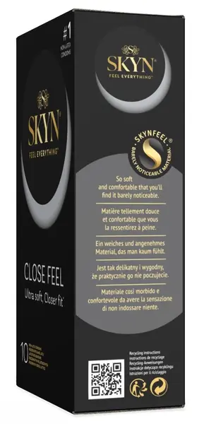 SKYN Close Feel 10 pcs - Ultra-Thin Latex-Free Intimate Protection